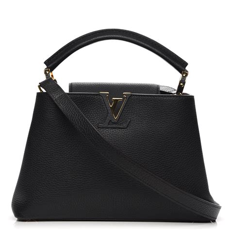 louis vuitton capucines bb taurillon leather black|Capucines BB Taurillon .